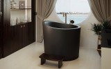 True Ofuro Mini Black Tranquility Heated Japanese Bathtub 220 240V 50 60Hz 01 (web)